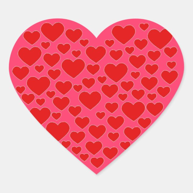 OPUS Hearts in Heart Heart Sticker (Front)