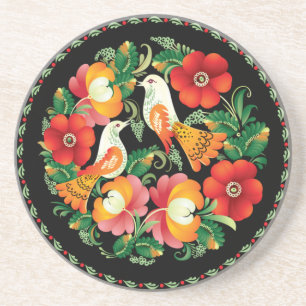 OPUS Hungarian Flower and Bird Coaster