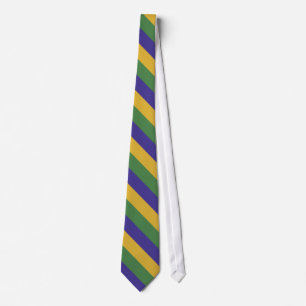 OPUS Mardi Gras Diagonal Striped Tie