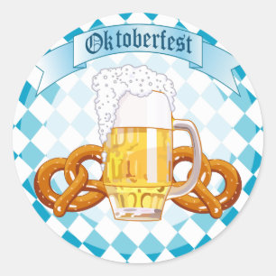 OPUS Oktoberfest Classic Round Sticker