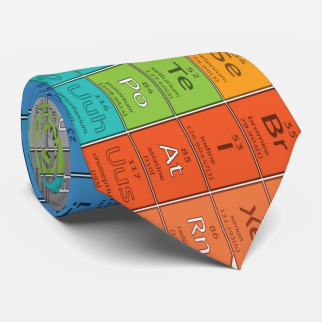 OPUS Periodic Table of the Elements Tie (Rolled)