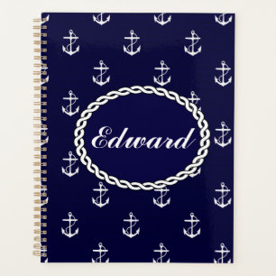 Opus Posh Anchor Nautical Custom Planner