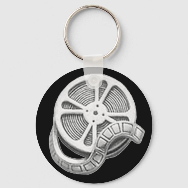 OPUS Silver Film Reel Key Ring (Front)