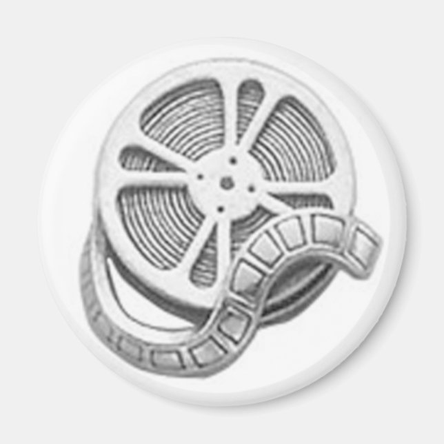 OPUS Silver Film Reel Magnet (Front)