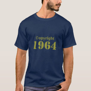 ©opyright [your birth year] Customisable T-Shirt
