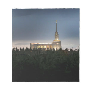 oquirrh mountain lds utah temple notepad