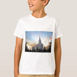 Oquirrh Mountain LDS Utah Temple sunset T-Shirt