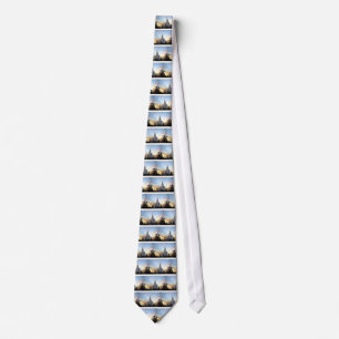 Oquirrh Mountain LDS Utah Temple sunset Tie