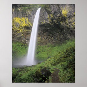 OR, Columbia River Gorge, Elowah Falls, McCord 2 Poster