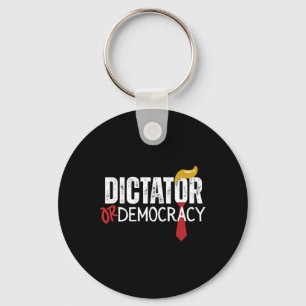 Or Democracy Funny Trump Hair Tie Key Ring