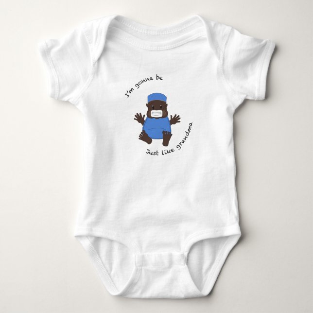 OR grandma Baby Bodysuit (Front)
