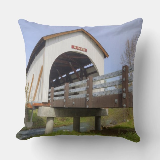 OR, Jackson County, McKee Covered Bridge Cushion (Front)