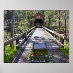 OR, Jackson County, McKee Covered Bridge Poster