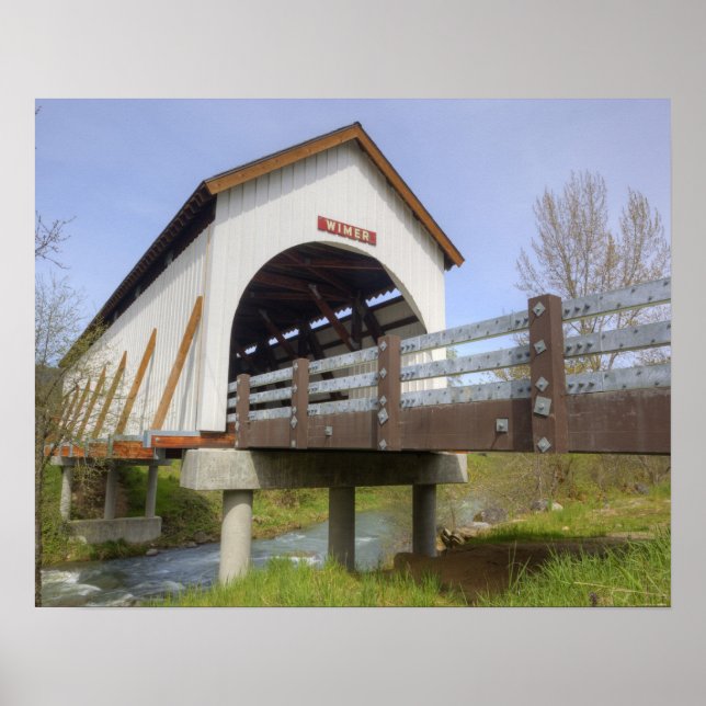 OR, Jackson County, McKee Covered Bridge Poster (Front)