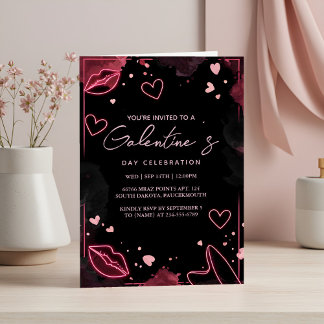 Or Love Cute Wife Teen Girl Galentines Day Holiday Invitation
