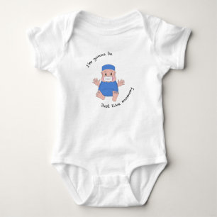OR mummy Baby Bodysuit