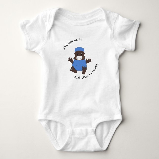 OR mummy Baby Bodysuit (Front)