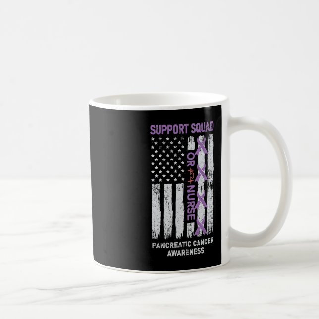 OR Operating Room Nurse Pancreatic Cancer Awarenes Coffee Mug (Right)