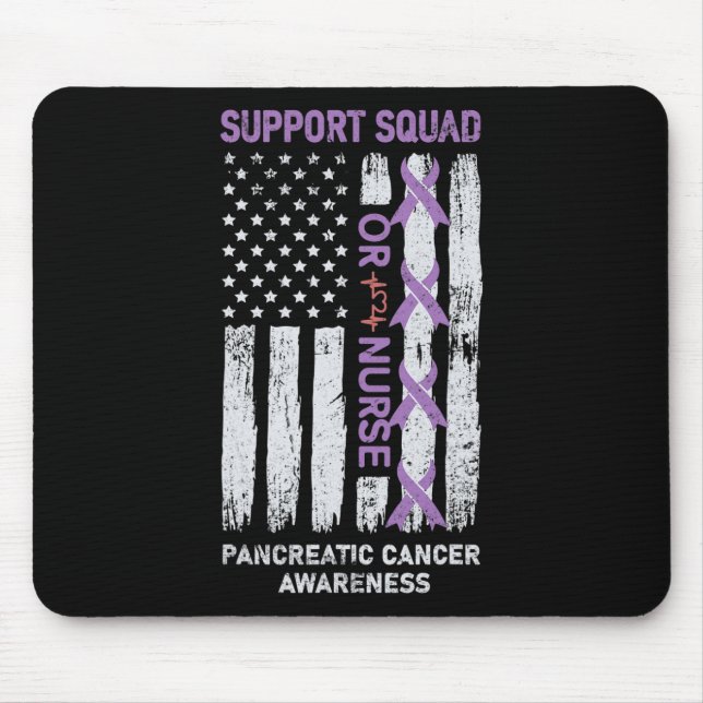 OR Operating Room Nurse Pancreatic Cancer Awarenes Mouse Pad (Front)