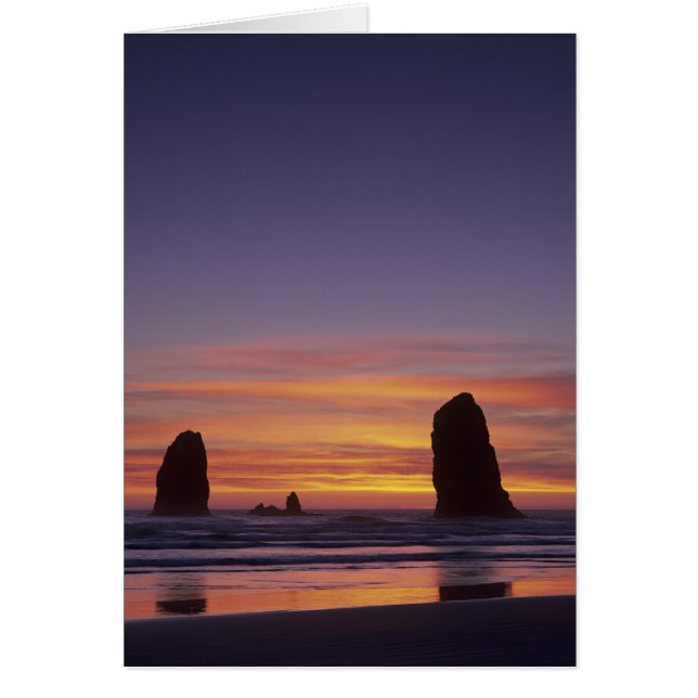 OR, Oregon Coast, Cannon Beach, seastacks at (Front)