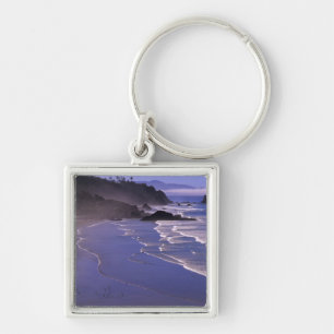 OR, Oregon Coast, Ecola SP, Indian Beach with Key Ring