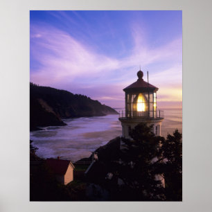 OR, Oregon Coast, Heceta Head Lighthouse, on Poster