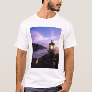 OR, Oregon Coast, Heceta Head Lighthouse, on T-Shirt