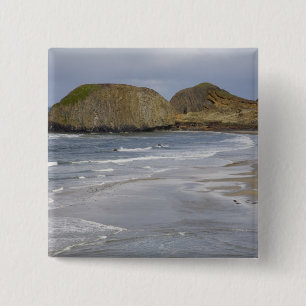 OR, Oregon Coast, Seal Rock State Park, 15 Cm Square Badge