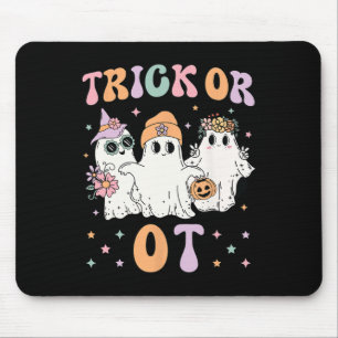 Or Ot Occupational Therapy Therapist Halloween Gho Mouse Pad