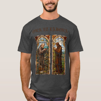 Ora et Labora mediaeval design T-Shirt