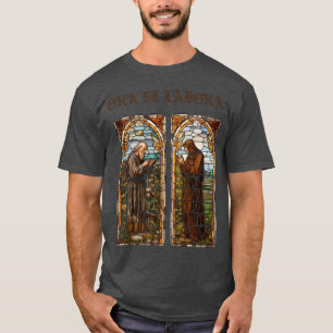 Ora et Labora medieval design T-Shirt