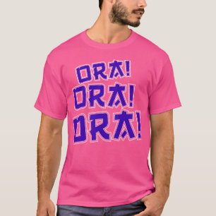 Ora Ora Ora Weeb Manga Anime Japan Fan T-Shirt