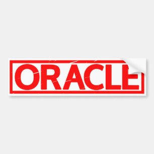 Oracle Stamp Bumper Sticker