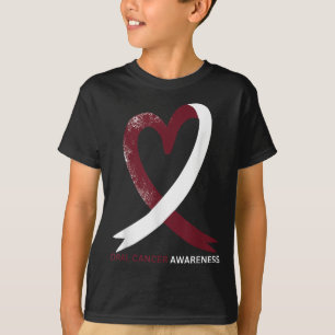 Oral Cancer Awareness Month 2024 Throat Head Neck T-Shirt