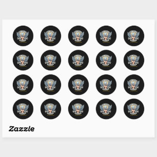 Oral Health Advocate Dental Hygienist Classic Round Sticker