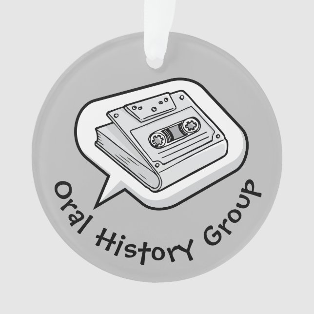 Oral History Ornament (Front)
