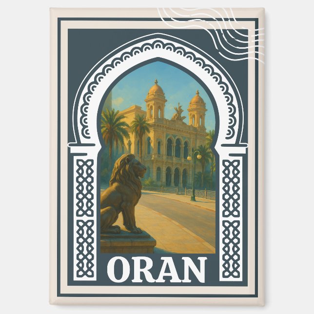 oran my hometown magnet (Front)