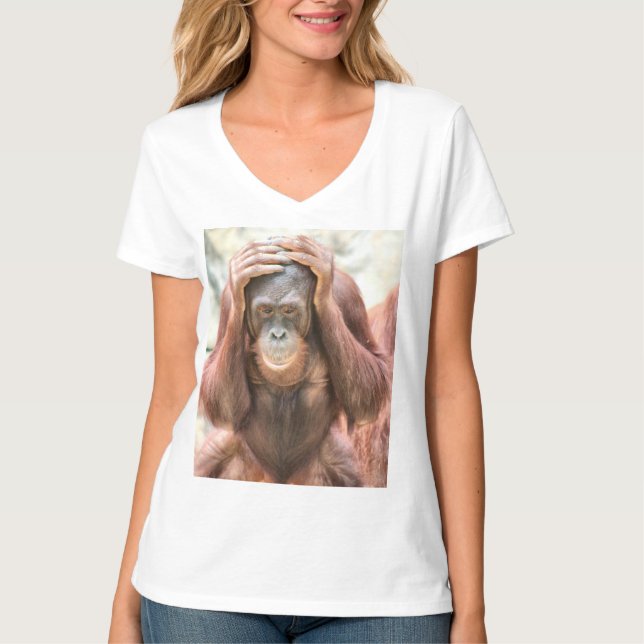 ORANGATAN LADIES T-SHIRT (Front)