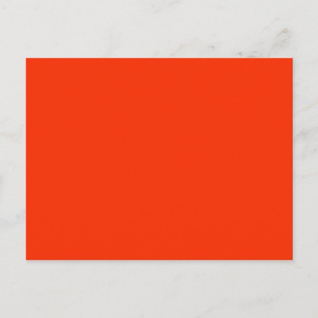 Orange 2 Colour Only Design Products Postcard (Front)