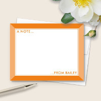 Orange 2-Tone Cute Girly