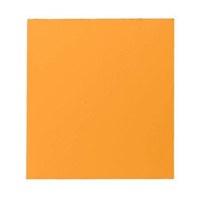 Orange 5.5" x 6" Notepad - 40 pages (Front)