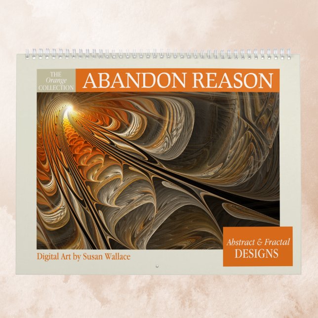 Orange Abstract Fractals 2027 Calendar (Creator Uploaded)