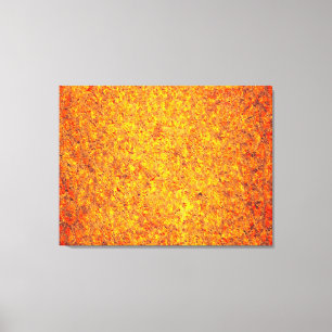 Orange abstract  painting canvas print