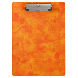 Orange Abstract Pattern Clipboard
