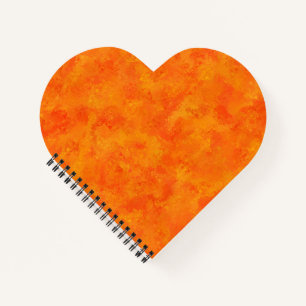 Orange Abstract Pattern Notebook