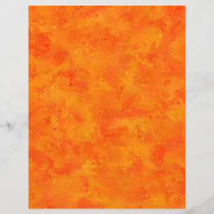 Orange Abstract Pattern Paper Sheets