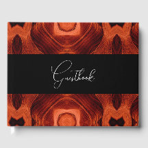 Orange Abstract Pattern Wedding