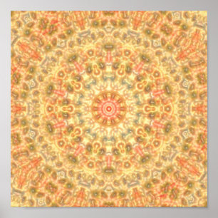 Orange Abstract Poster