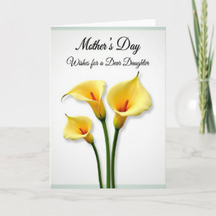 Orange Accent Mothers Day Card