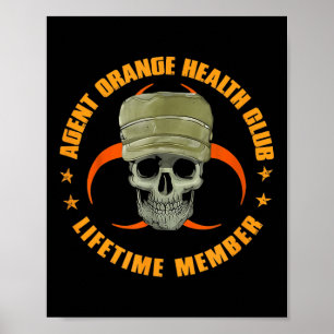 Orange Agent Health Club Lifetime Member Vietnam V Poster